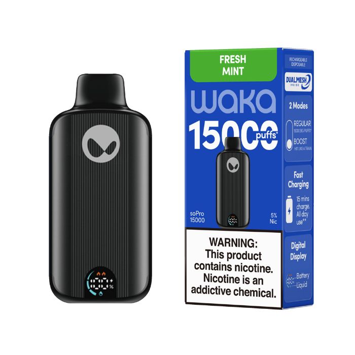 Waka soPro Vape Disposable Vape 15000 Puffs (5 Pack )