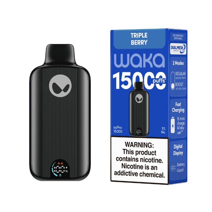 Waka soPro Vape Disposable Vape 15000 Puffs (5 Pack )