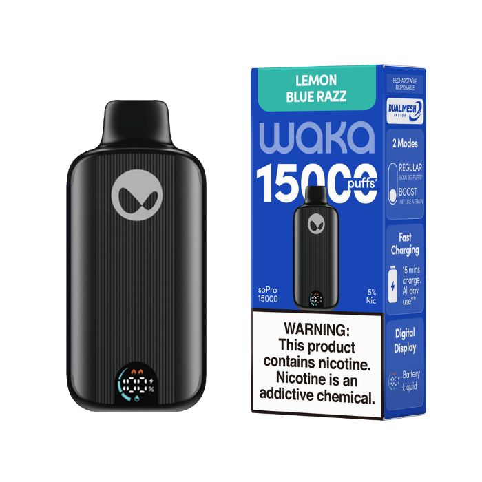 Waka soPro Vape Disposable Vape 15000 Puffs (5 Pack )