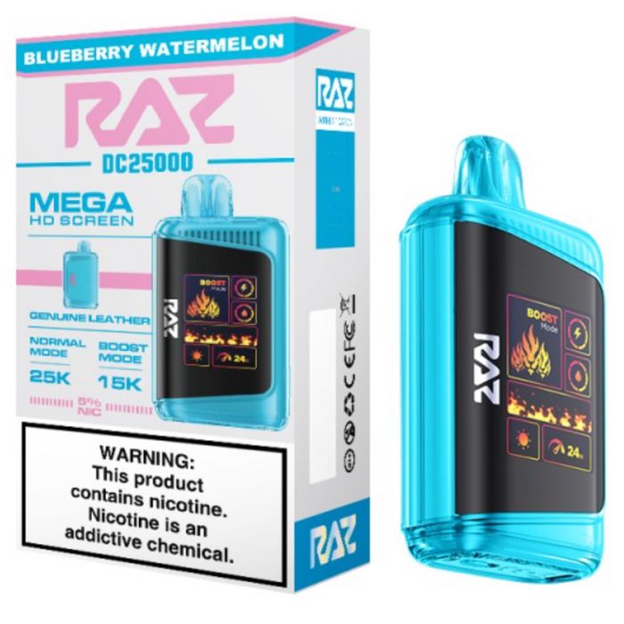 RAZ DC Disposable Vape 25000 Puffs (5 Pack)