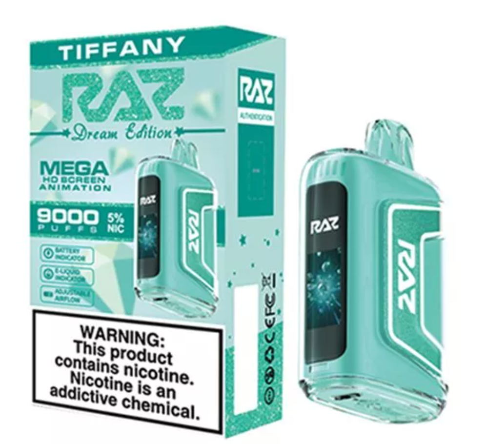 RAZ Vape TN Disposable Vape 9000 Puffs (5 Pack )