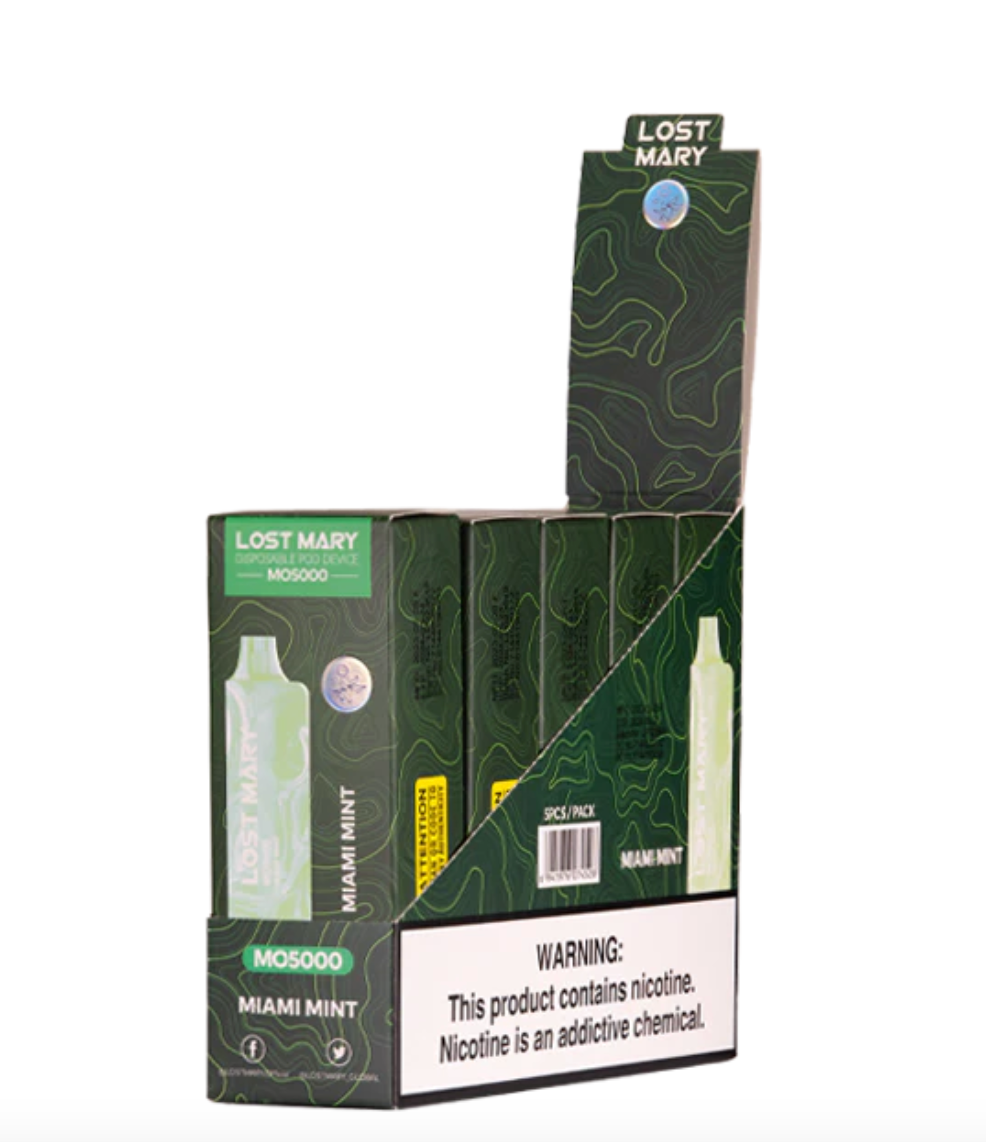 LOST MARY MO Disposable Vape 5000 Puffs ( 5 Pack )