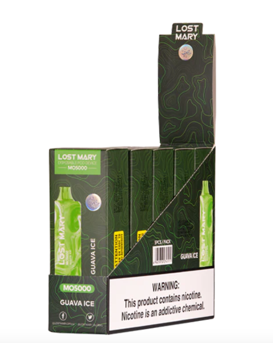 LOST MARY MO Disposable Vape 5000 Puffs ( 5 Pack )