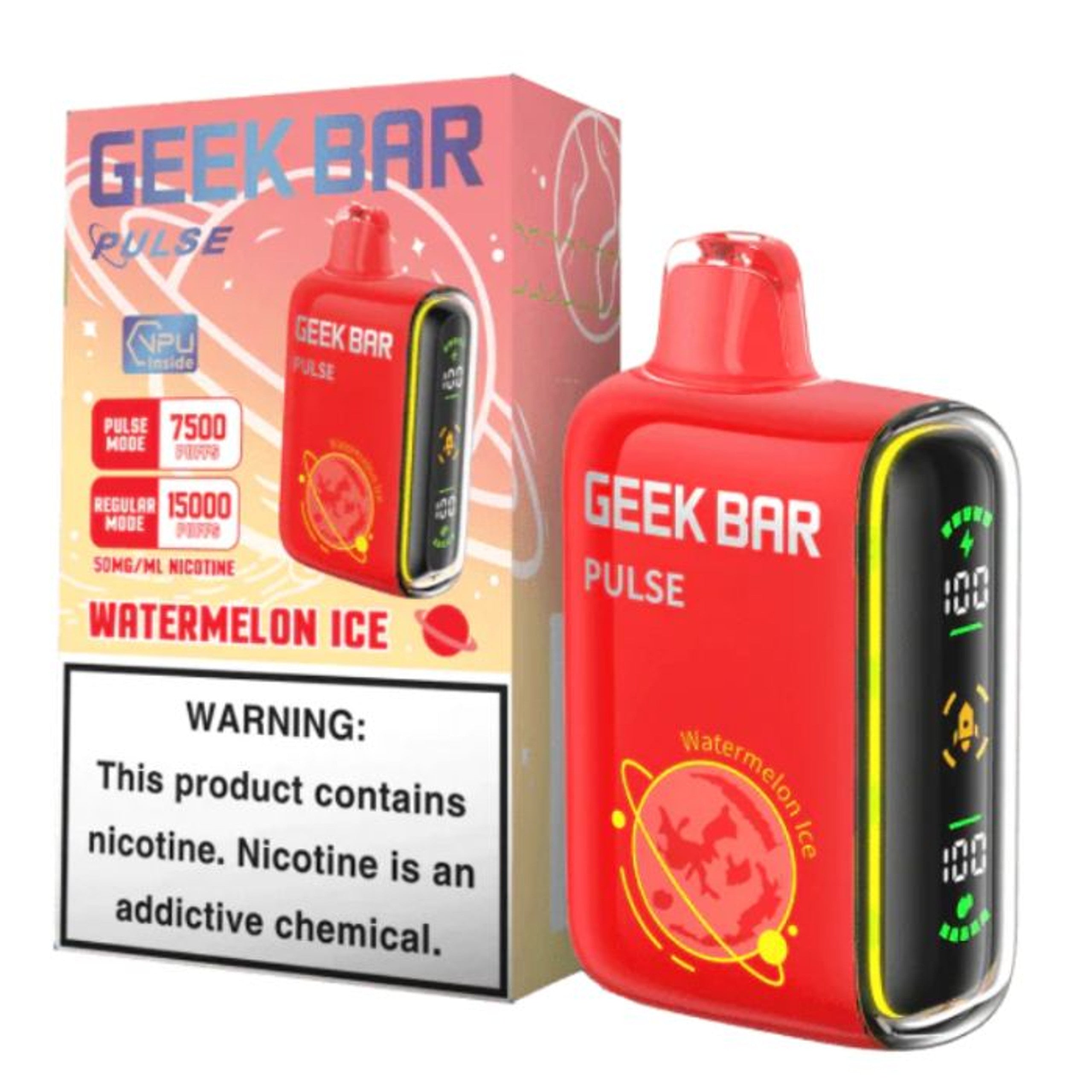 Geek Bar Pulse Disposable Vape 15000 Puffs (5 Pack)