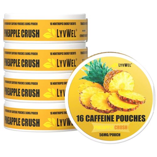 LyvWel Caffeine Oral Pouches Display 56MG