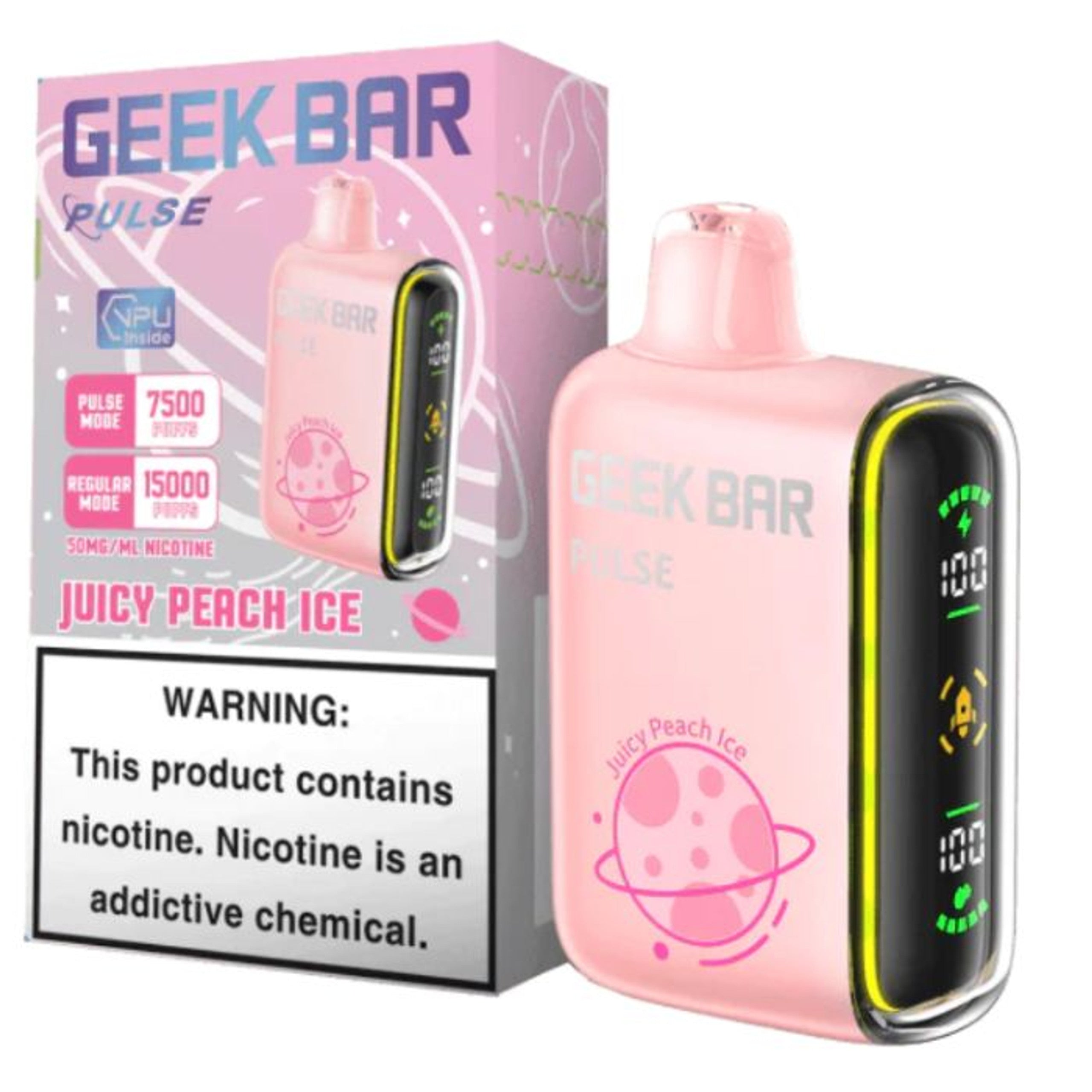 Geek Bar Pulse Disposable Vape 15000 Puffs (5 Pack)