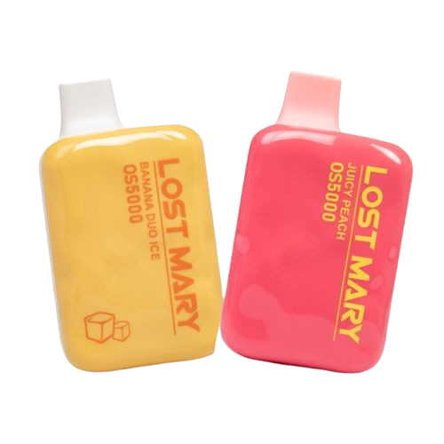 Lost Mary OS5000 10-Pack in Blueberry Raspberry Pomegranate, a rechargeable vape with 5000 puffs, 13mL juice, and USB-C charging.