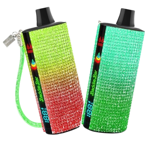 Baddie Bar 15000 Puffs 5-Pack by Elf Group LLC: 5% Nicotine, USB-C Rechargeable, 21 Flavors. Enjoy Summer Vibes with long-lasting vape.