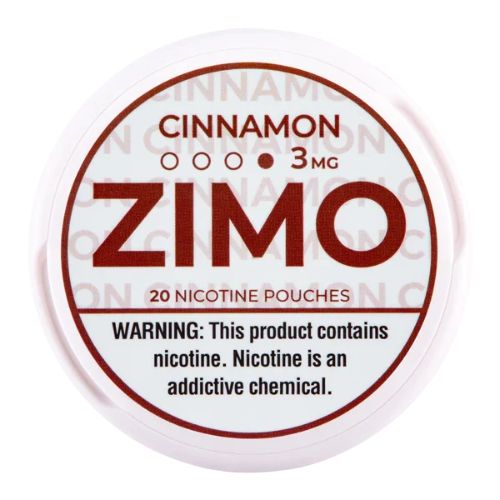 ZIMO 3MG Nicotine Pouches in Blueberry flavor by Mellow Fellow, offering a smokeless, tobacco-free nicotine experience in a convenient 5 pack.
