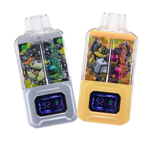 CRAZY ACE B15000 5-Pack vape with 20ml e-liquid, 50mg nicotine, rechargeable 900mAh battery, LED indicators, and Pineapple Slush flavor.