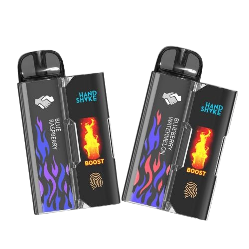 Handshake 15000 Puffs 5-Pack by Texas Central: Innovative vaping kit with 10ML e-liquid, HD screen, and touch functionality. Enjoy Watermelon Ice flavor.