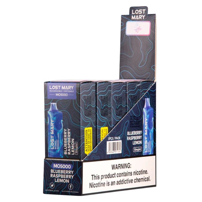 LOST MARY MO Disposable Vape 5000 Puffs ( 5 Pack )