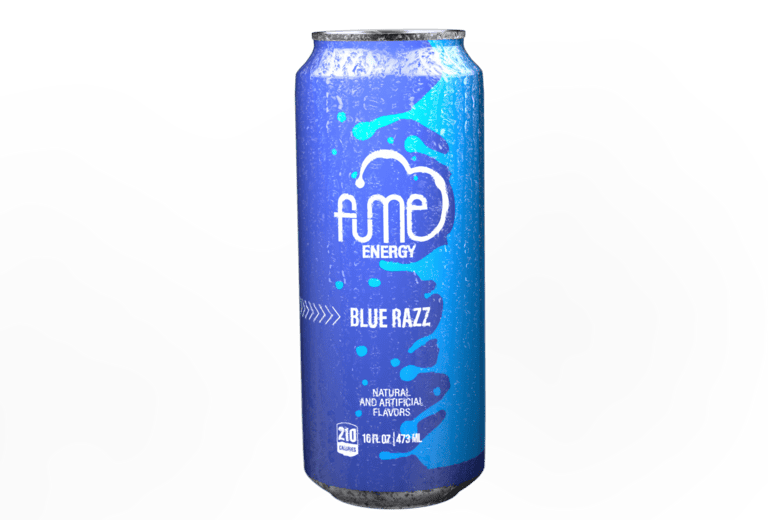 Box of 12 Fume Energy Drink in Blue Razz flavor by Blitz Distro LLC, designed to boost energy and enhance performance with an invigorating taste.