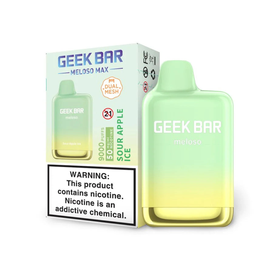 Geek Bar Meloso MAX Disposable Vape 9000 Puffs (5 Pack )