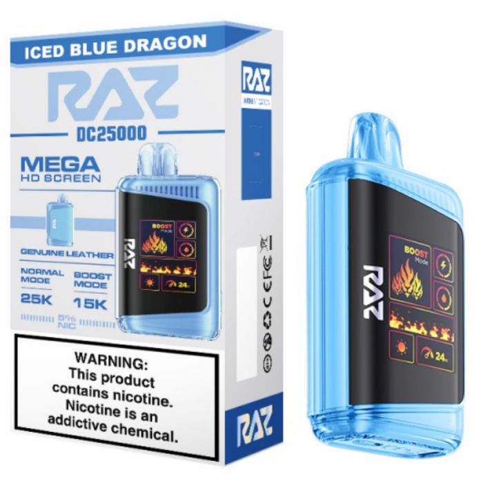 RAZ DC Disposable Vape 25000 Puffs (5 Pack)