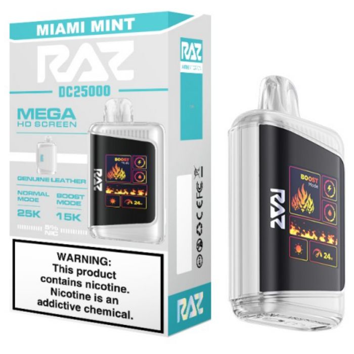 RAZ DC Disposable Vape 25000 Puffs (5 Pack)