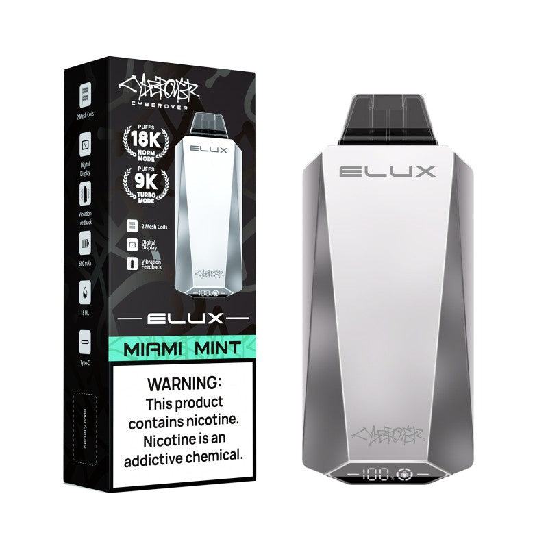 Elux Cyberover 18K Disposable Vape 18000 Puffs (5 Pack)