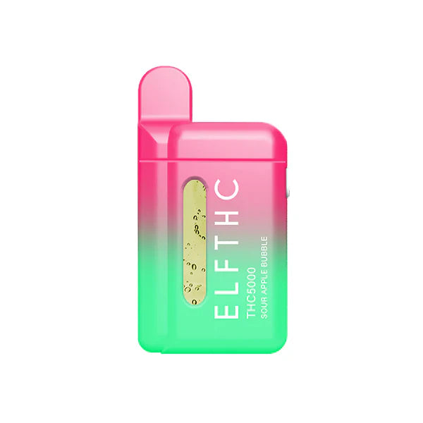 ELFTHC 5000 Puff Disposable Vape with Delta 8, Delta 10, Delta 11, THCP, THCV, THCVH, and HHC for a full-spectrum THC experience.