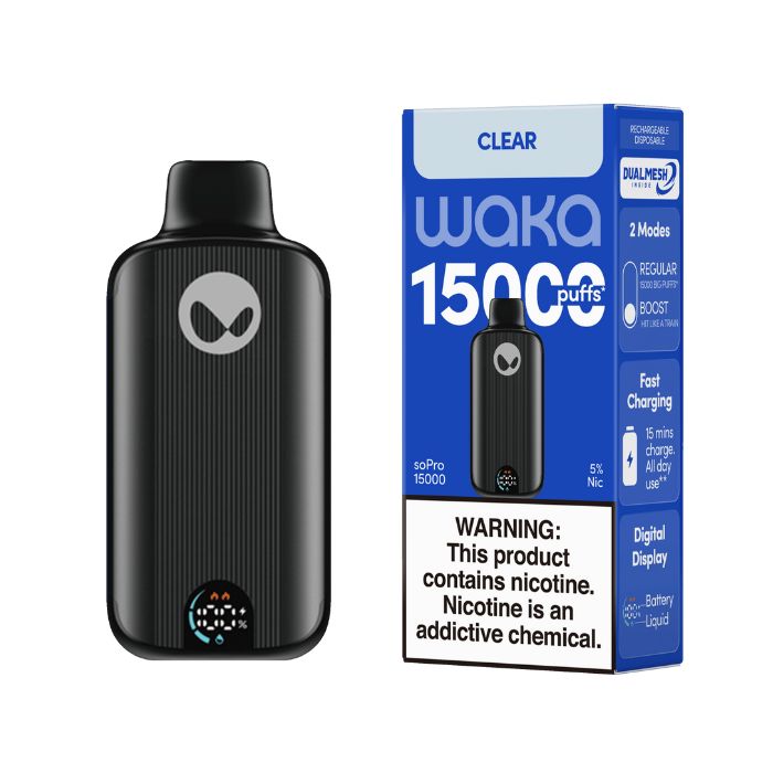 Waka soPro Vape Disposable Vape 15000 Puffs  (5 Pack )