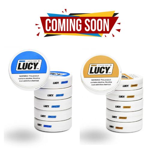 Experience Lucy Pouches with a potent 8mg nicotine strength. Available in 6 bold flavors, these tobacco-free pouches deliver lasting satisfaction and superior taste.