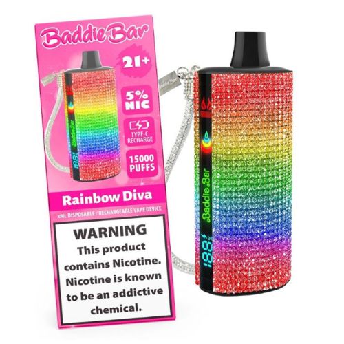 Baddie Bar Disposable Vape 15000 Puffs (5 Pack)