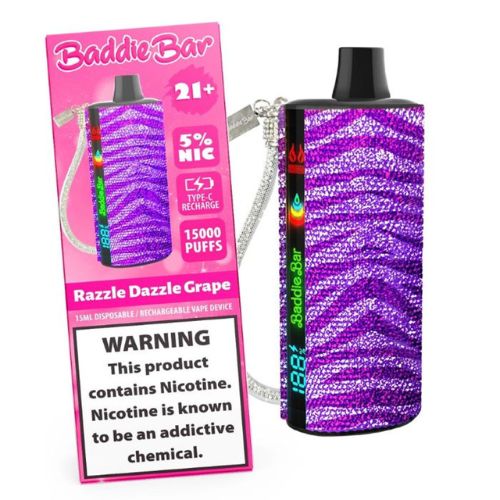 Baddie Bar Disposable Vape 15000 Puffs (5 Pack)