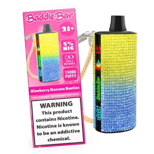 Baddie Bar Disposable Vape 15000 Puffs (5 Pack)