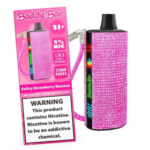 Baddie Bar Disposable Vape 15000 Puffs (5 Pack)