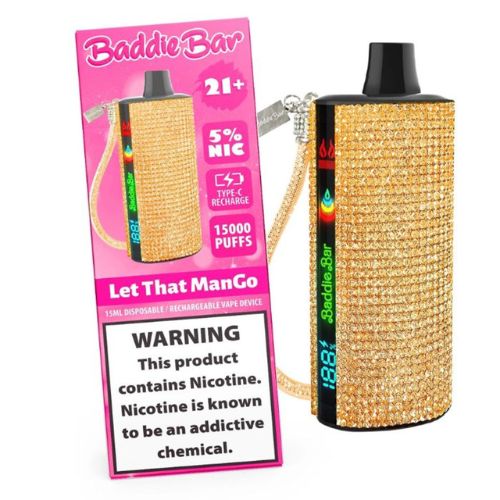 Baddie Bar Disposable Vape 15000 Puffs (5 Pack)