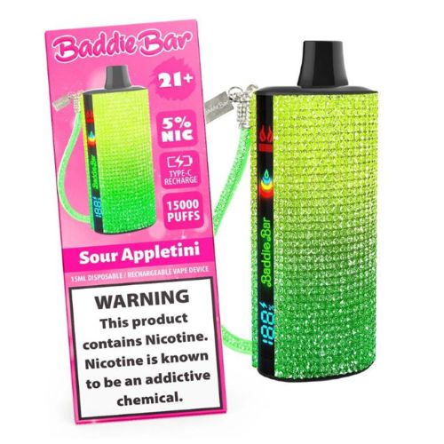 Baddie Bar Disposable Vape 15000 Puffs (5 Pack)