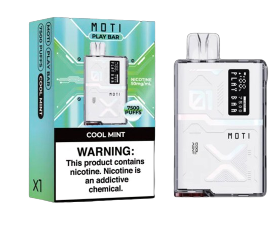 Moti Play Bar Disposable Vape 7500 Puffs (5 Pack)