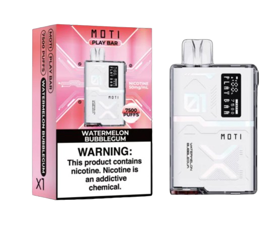 Moti Play Bar Disposable Vape 7500 Puffs (5 Pack)