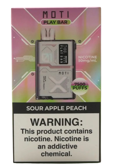 Moti Play Bar Disposable Vape 7500 Puffs (5 Pack)