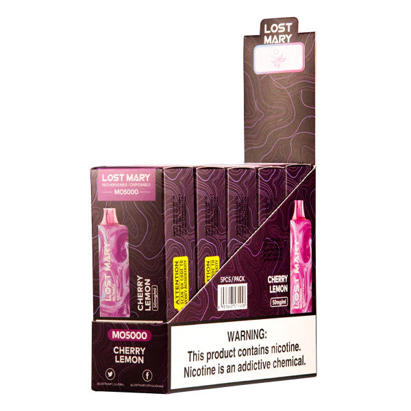 LOST MARY MO Disposable Vape 5000 Puffs ( 5 Pack )