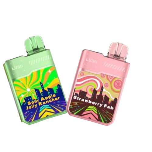 Geek Bar Digiflavor Lush 20K Disposable 5-Pack with dual vaping modes, 820mAh battery, up to 20K puffs, and 6s Flavor Guardian for a fresh, long-lasting vape experience.