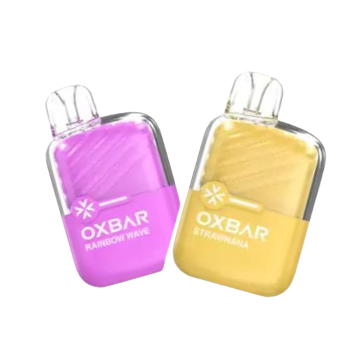 OXBAR X ALPHAA Wave Mini 5% Nicotine Disposable Vape, 2200 Puffs, 5ml, 600mAh, Blueberry Sour Raspberry flavor, mesh coils, draw-activated. 10 Pack by Adyah Wholesale.