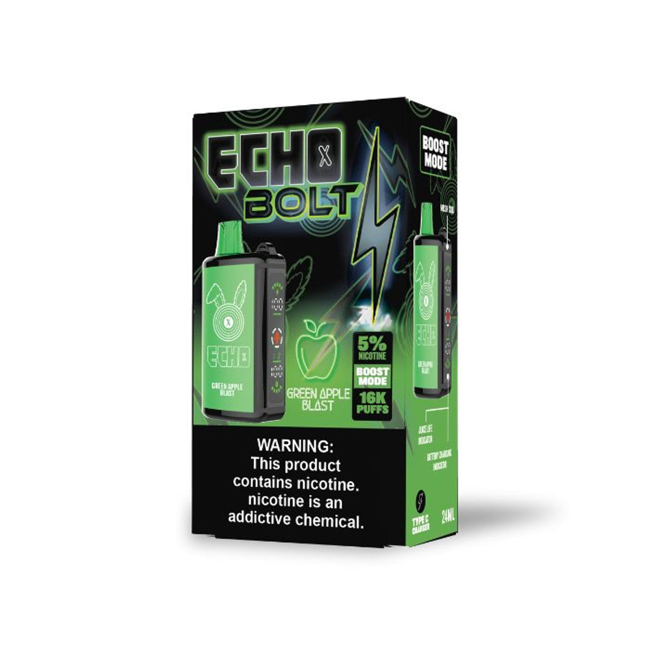 ECHO Bolt Disposable Vape 16000 Puffs (10 Pack)