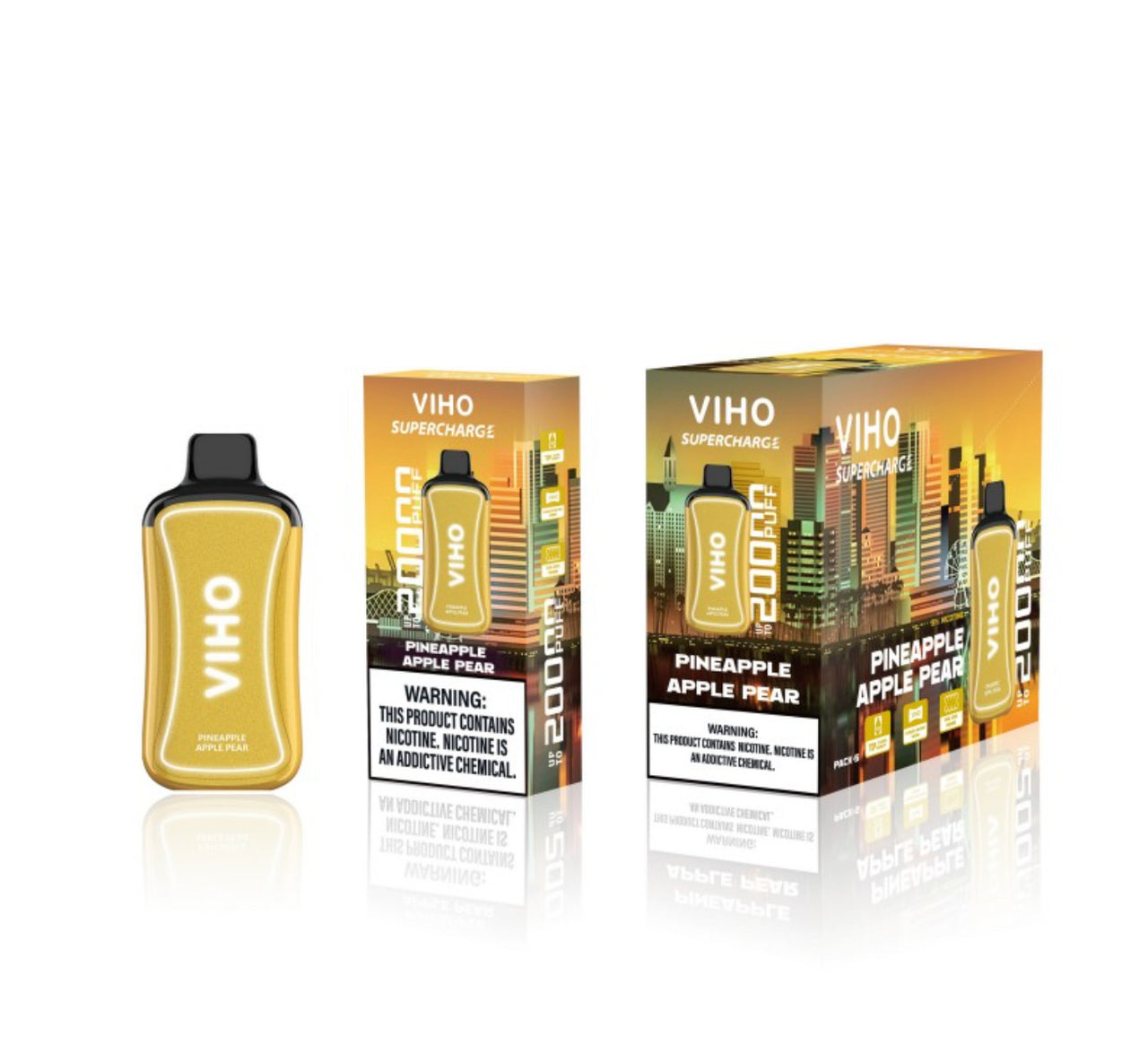 Viho Supercharge Disposable Vape 20000 Puffs (5 Pack )